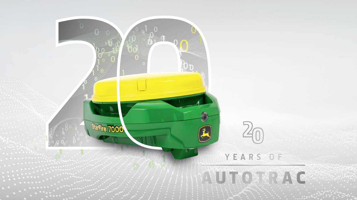 AutoTrac™: 20 de ani de ghidare de precizie