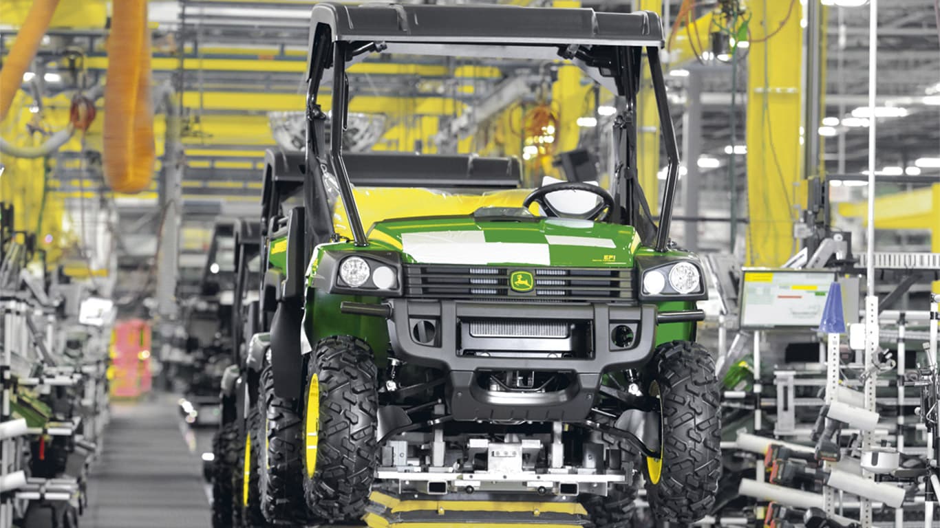 Vehicule utilitare Gator, linie de montaj, fabrică