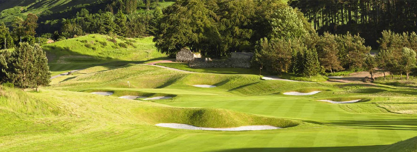 Gleneagles, Teren de golf